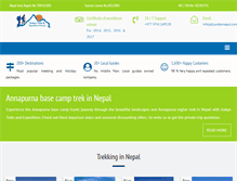 Tablet Screenshot of gokyotreksnepal.com